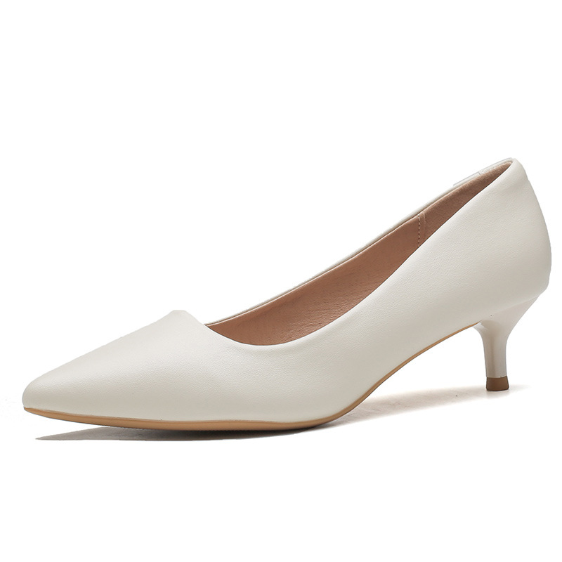 High-heeled women's slim heel  – Leatherwork In French recenzja i cena