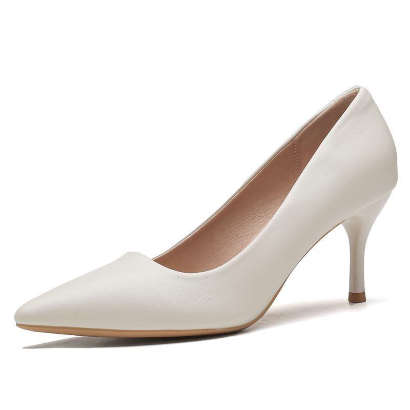High-heeled women's slim heel  – Leatherwork In French recenzja i cena