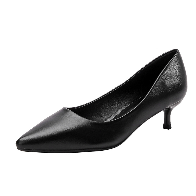 High-heeled women's slim heel  – Leatherwork In French recenzja i cena