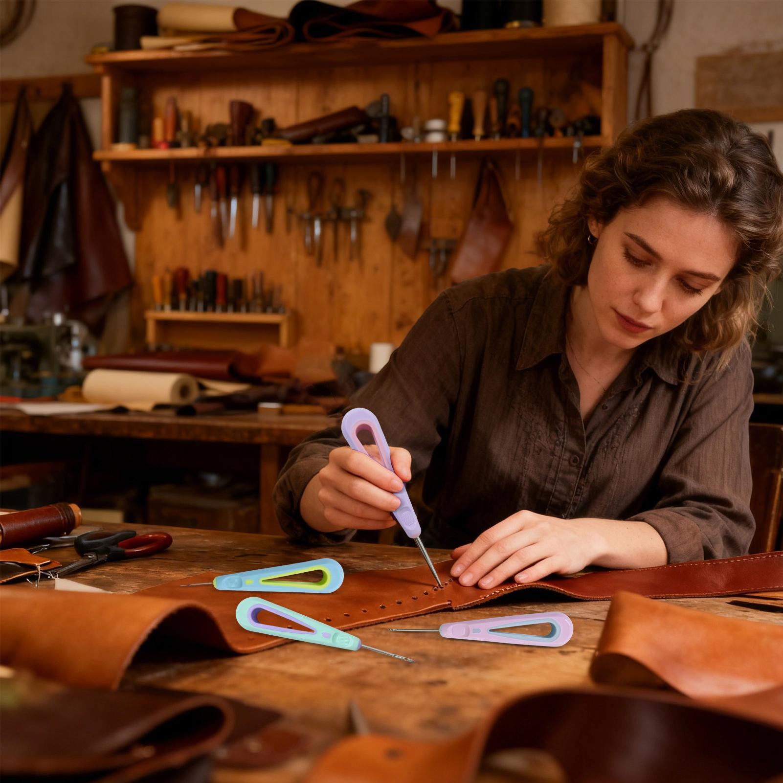 Leather Sewing Kit 4 Pieces St – Leatherwork Tool Kit recenzja i cena