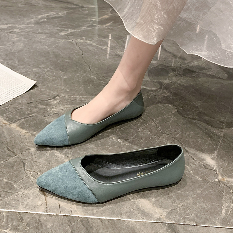 Flat black leather shoes for w – Leather Work recenzja i cena
