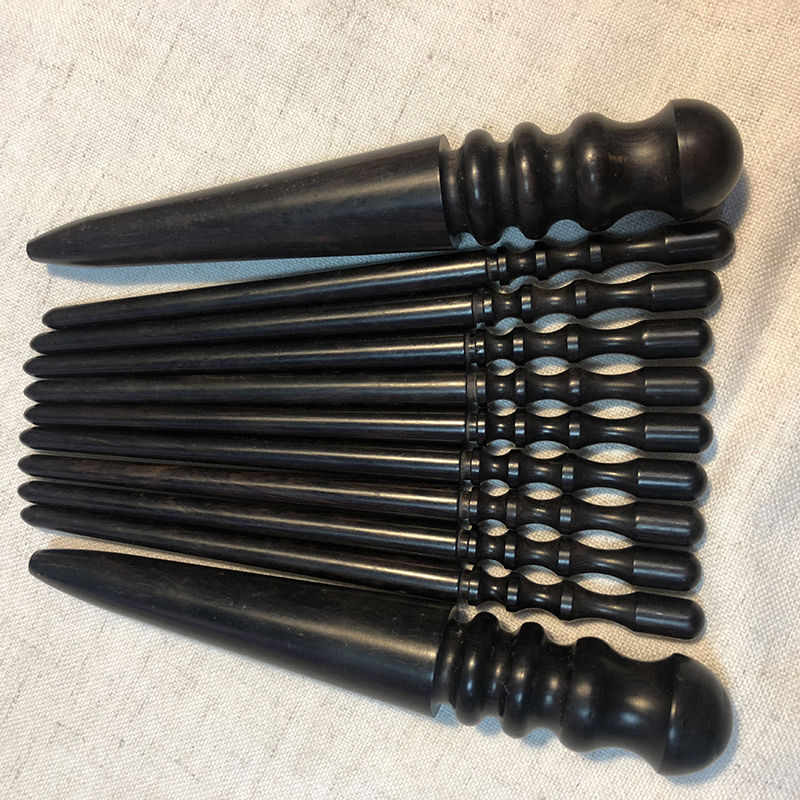 2Pcs High Density Ebony Black  – Leatherwork Tool Kit recenzja i cena