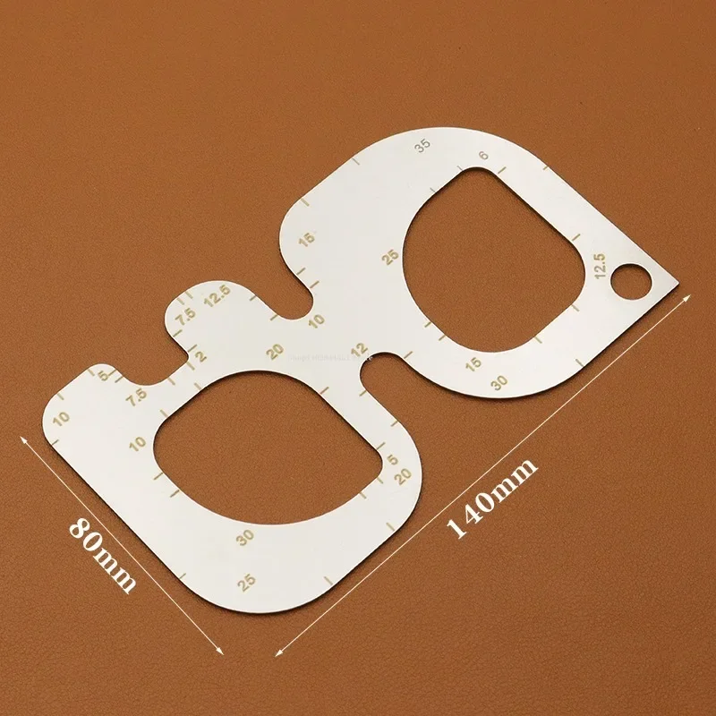 R Positioning Ruler Stainless  – Leatherwork Templates recenzja i cena