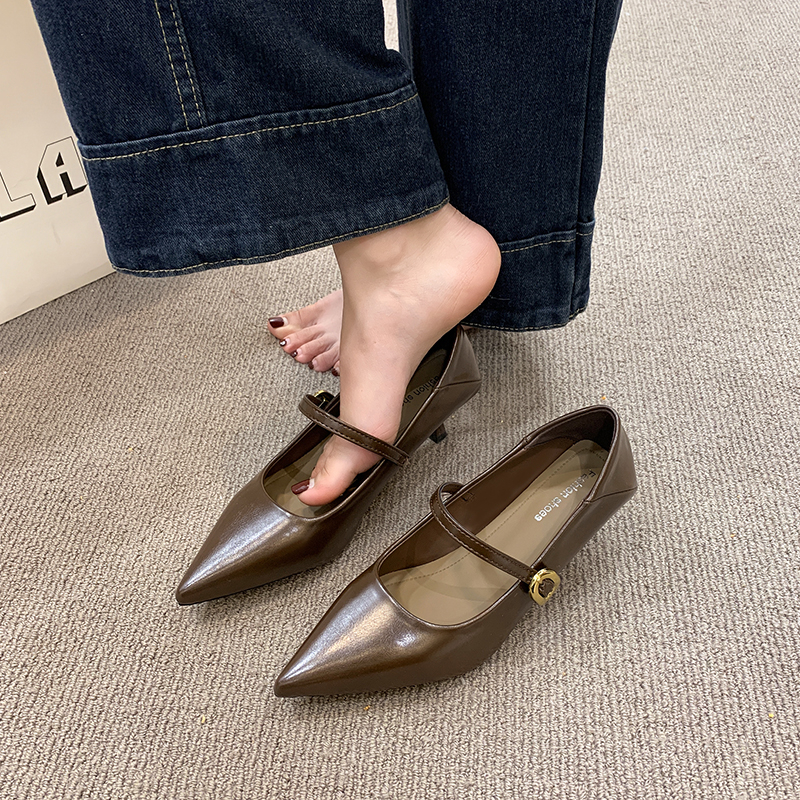 French pointed Mary Jane shoes – Leatherwork In French recenzja i cena