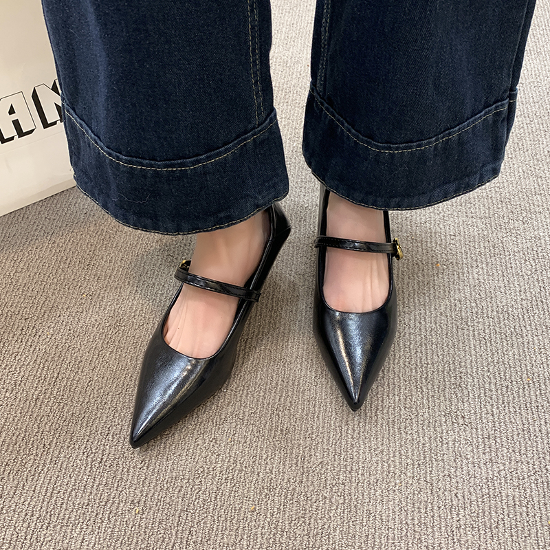 French pointed Mary Jane shoes – Leatherwork In French recenzja i cena