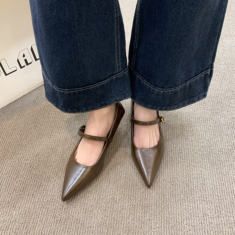 French pointed Mary Jane shoes – Leatherwork In French recenzja i cena
