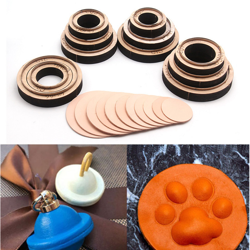 1Pcs Round Leather Cutting Die – Leatherwork Templates recenzja i cena