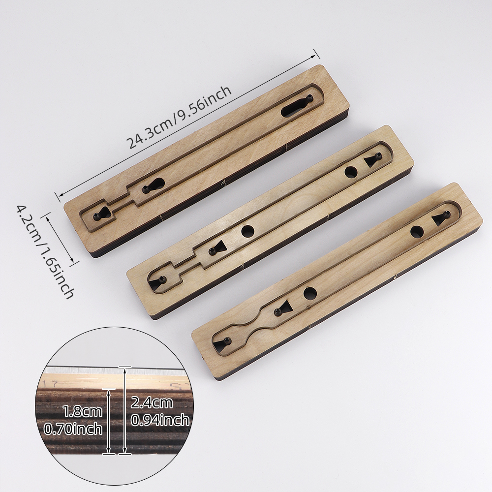 Wooden Punching Die Key Chain  – Leatherwork Templates recenzja i cena