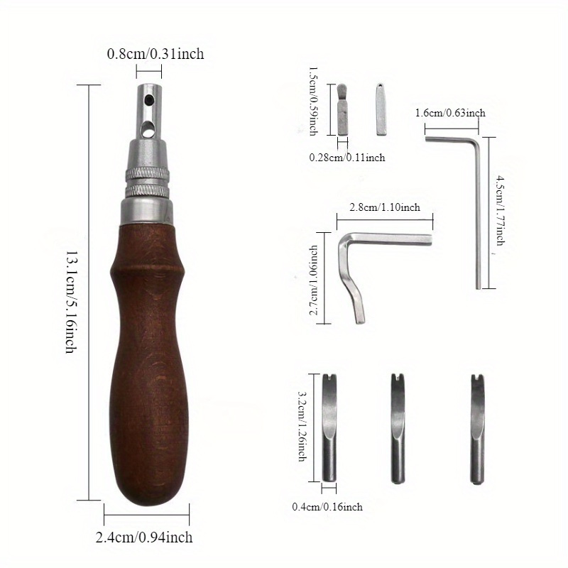 7 in 1 Leather GrooverTool,Pro – Leatherwork Edge Beveler recenzja i cena