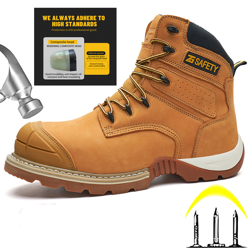 Cowhide Work Boots genuine lea – Leather Work Fabric recenzja i cena