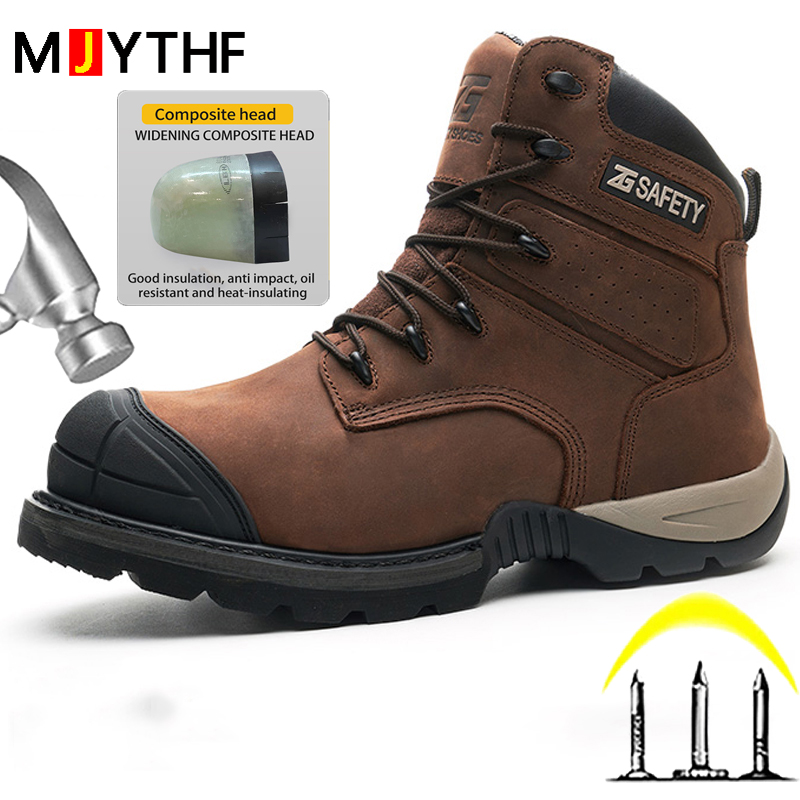 Cowhide Work Safety Boots Comp – Leather Work Fabric recenzja i cena