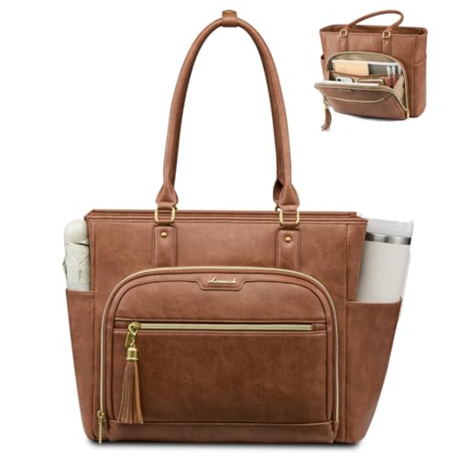 Laptop Tote Bag for Women Work – Leather Work Womens Backpack recenzja i cena