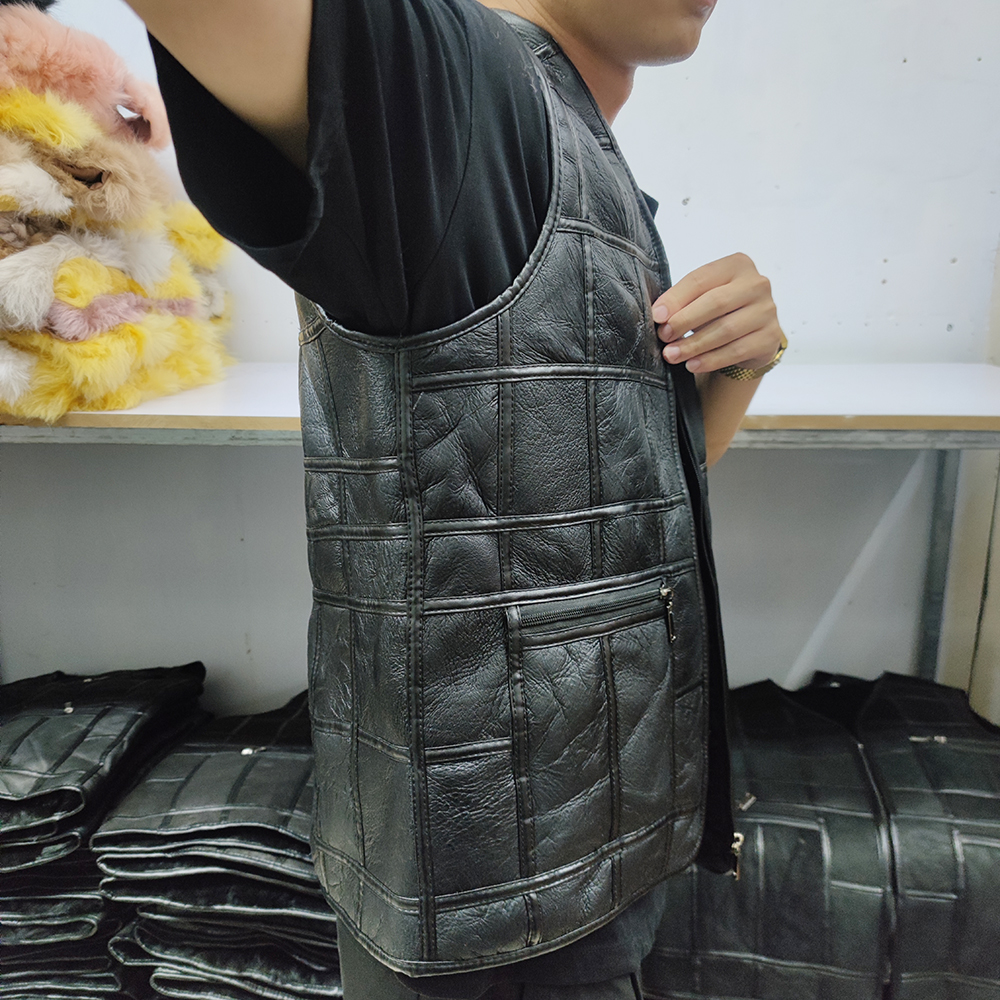 2026 Real Sheepskin Genuine Le – Leather Work Vest recenzja i cena