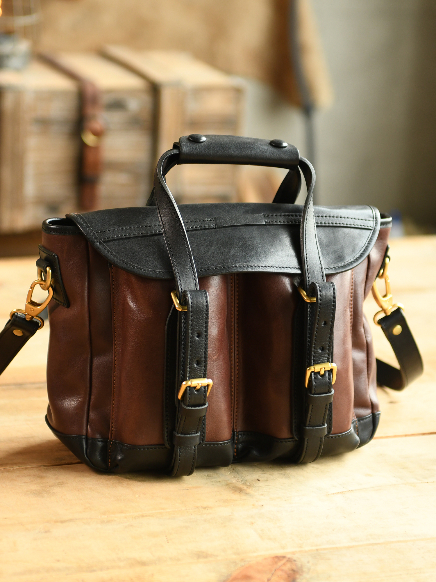 Vintage high quality first lay – Leather Work Bag Mens recenzja i cena