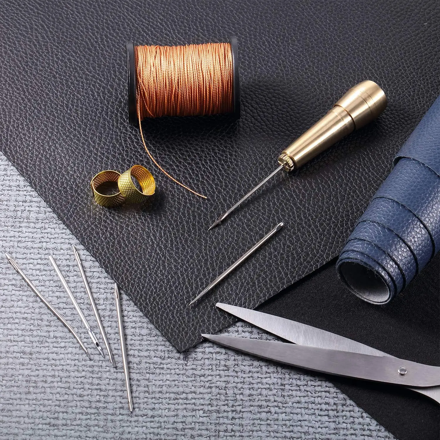 Leather Stitching Kit w/Copper – Leatherwork Tool Kit recenzja i cena