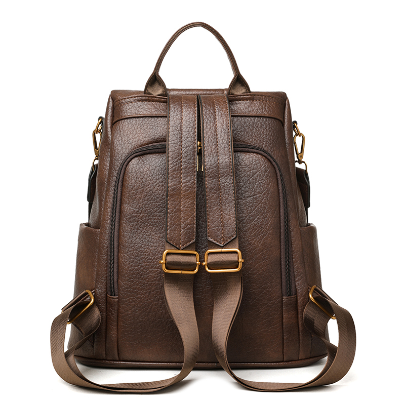 Toposhine Vintage Brown Leathe – Leather Work Womens Backpack recenzja i cena