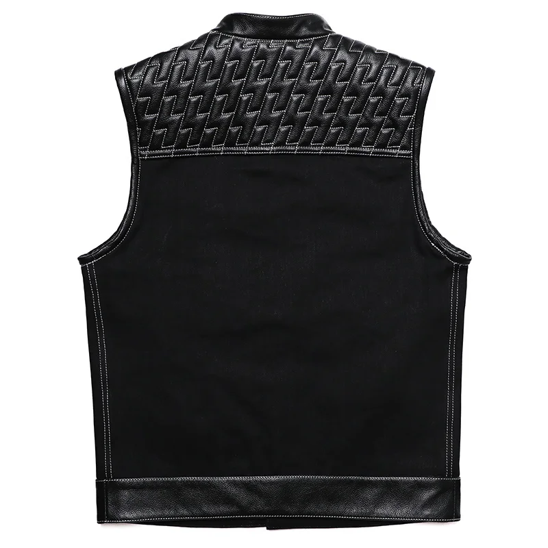 SOA Club Style Motorcycle Leat – Leather Work Vest recenzja i cena