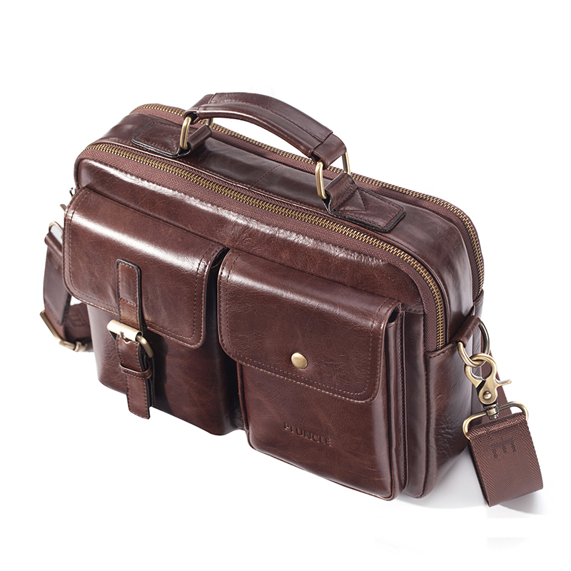 Brand New Cowhide Leather Mess – Leather Work Bag Mens recenzja i cena