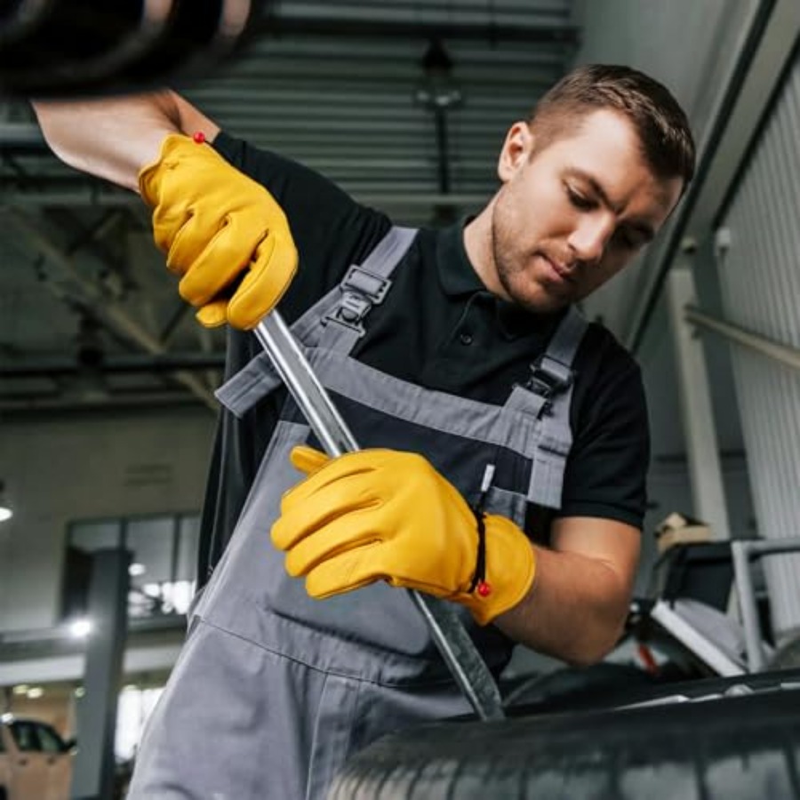Leather Work Gloves for Men, 3 – Leatherworking Leveling recenzja i cena