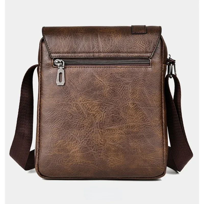 Luxury PU Leather Messenger Ba – Leather Work Bag Mens recenzja i cena