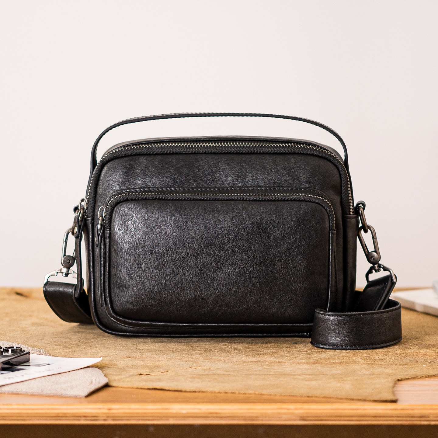 outdoor casual high quality fi – Leather Work Bag Mens recenzja i cena