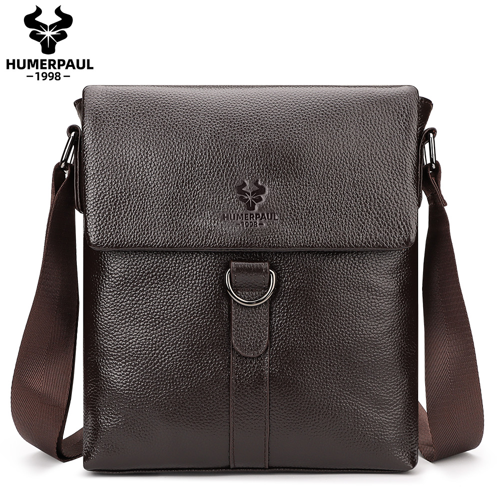 HUMERPAUL 2023 New Fashion Men – Leather Work Bag Mens recenzja i cena