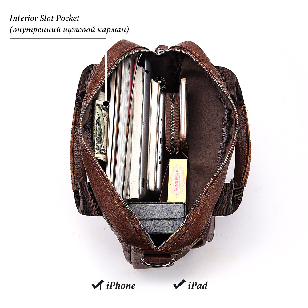 Durable Genuine Leather Bags f – Leather Work Bag Mens recenzja i cena