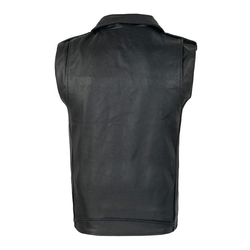 Mens Vest Steampunk Homme PU L – Leather Work Vest recenzja i cena