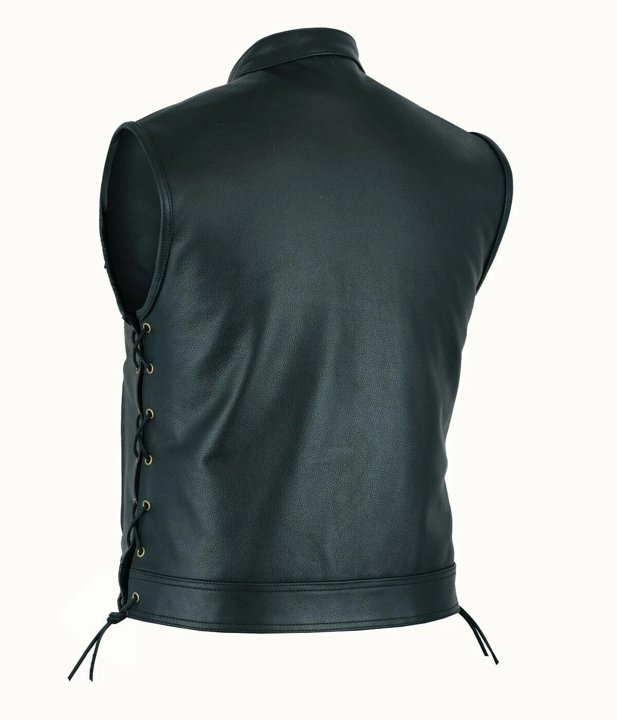 Vest Leather Punk Fashion Casu – Leather Work Vest recenzja i cena