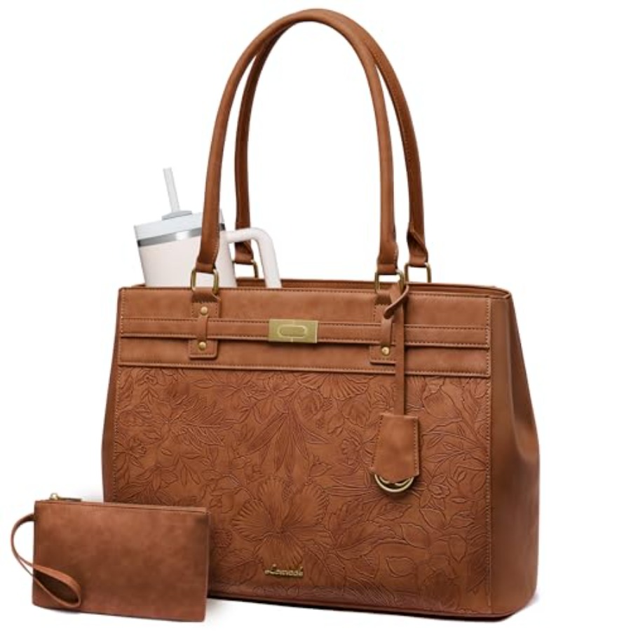 Laptop Tote Bag for Women, 17. – Leather Work Womens Backpack recenzja i cena