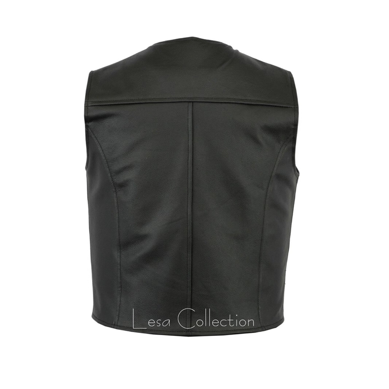 European American Fashion Retr – Leather Work Vest recenzja i cena