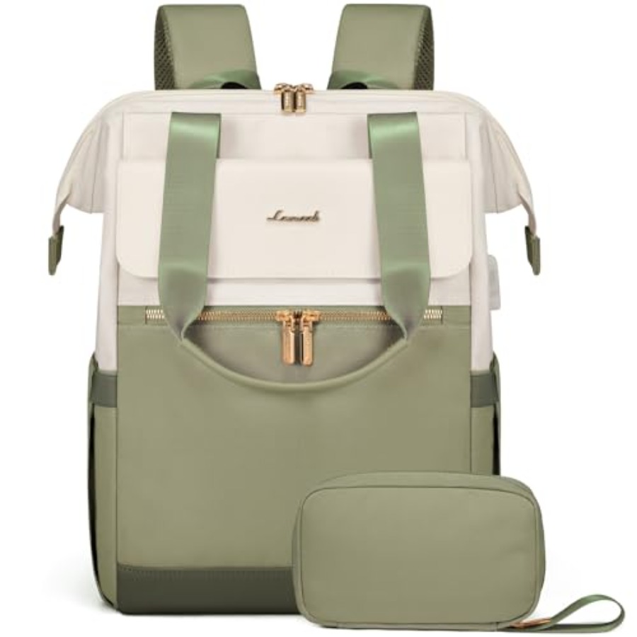 Laptop Backpack for Women, 15. – Leather Work Womens Backpack recenzja i cena