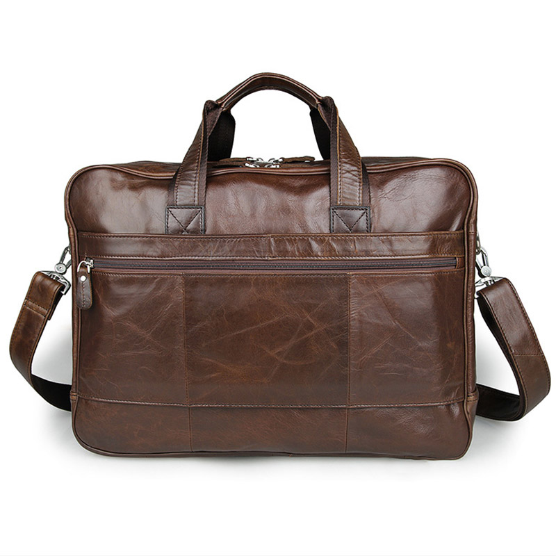LACHIOUR Genuine Leather Men B – Leather Work Bag Mens recenzja i cena
