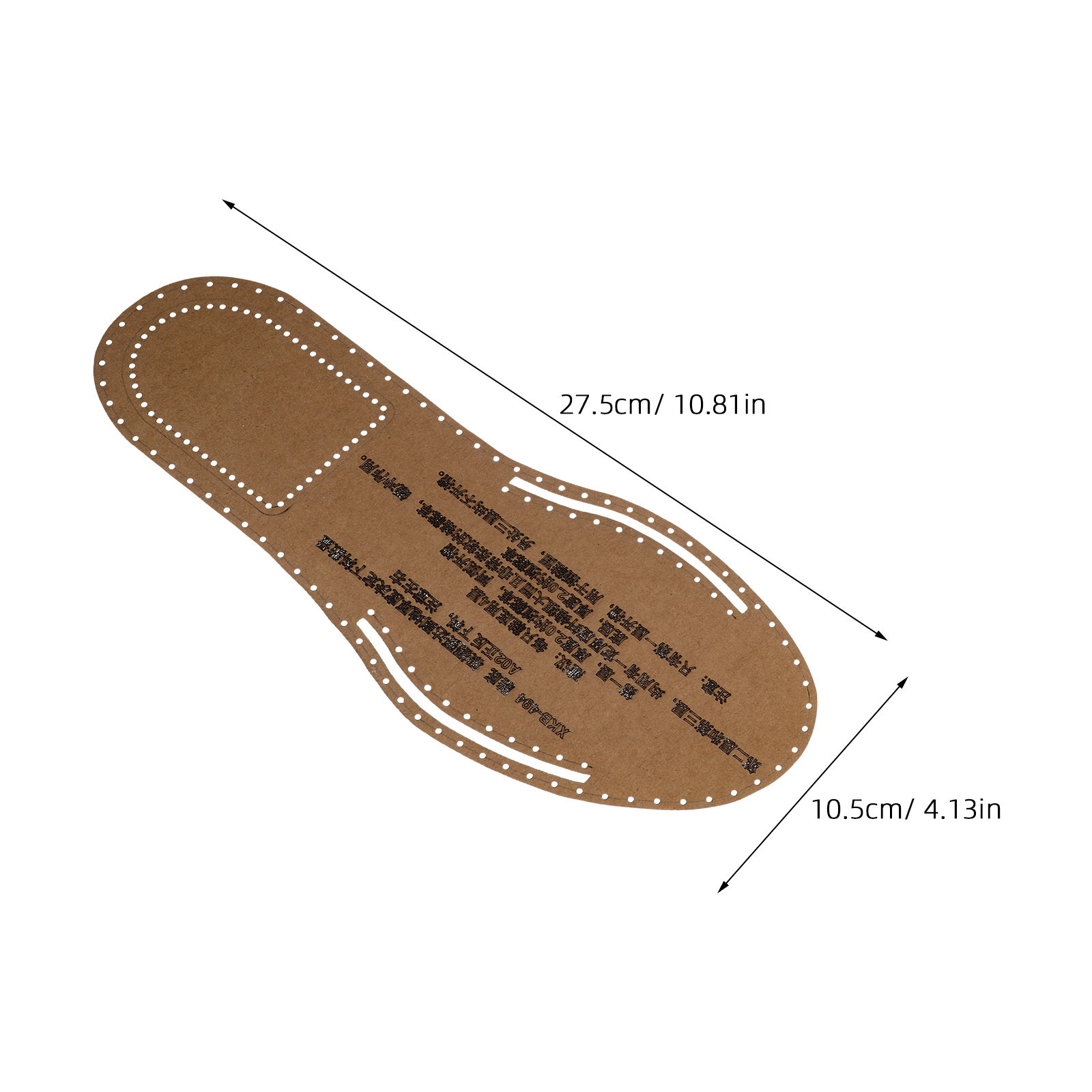 1Set Slipper Pattern Kraft Pap – Leatherwork Templates recenzja i cena