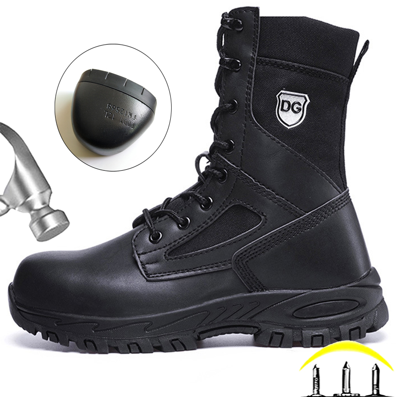 Black High top leather boots M – Leather Work Fabric recenzja i cena