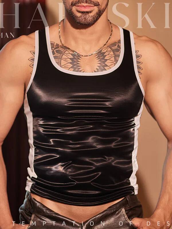 Sports Vest Men's Tight-Fittin – Leather Work Vest recenzja i cena